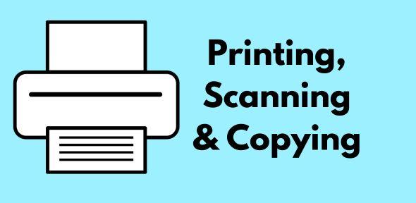 printing, scanning & photocopying